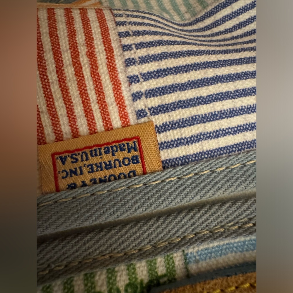 Dooney & Bourke multi-color striped tote - Picture 4 of 10